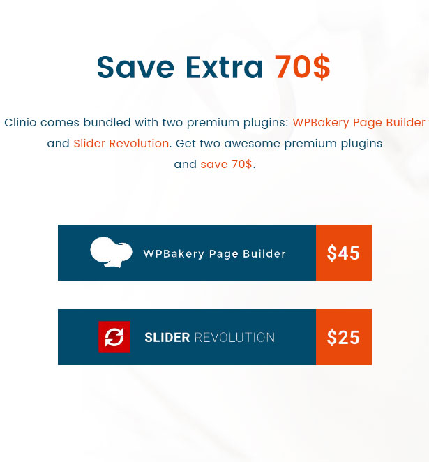 Clinio - Medical & Dental WordPress Theme Premium Plugins