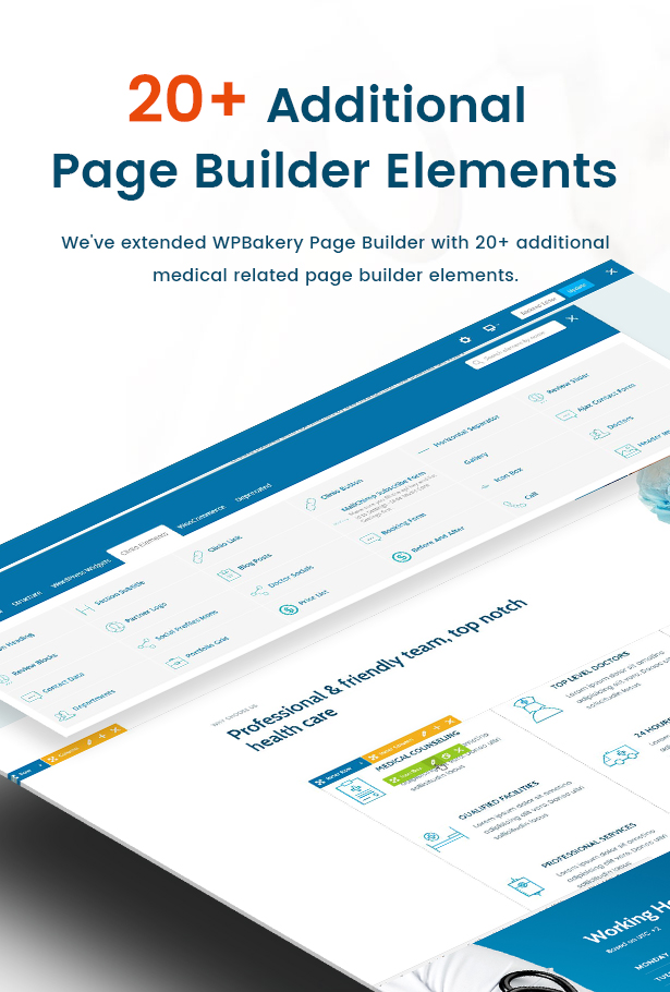 Clinio - Medical & Dental WordPress Theme Additional Page Builder Elements