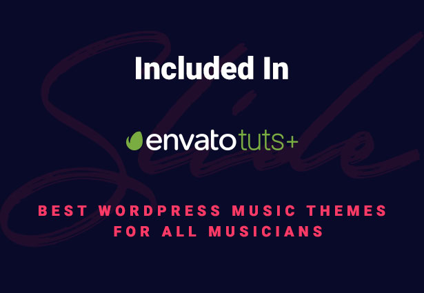 Slide – Music WordPress Theme