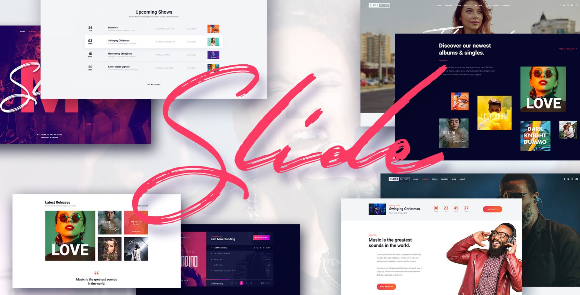 Slide – Modern Music WordPress Theme